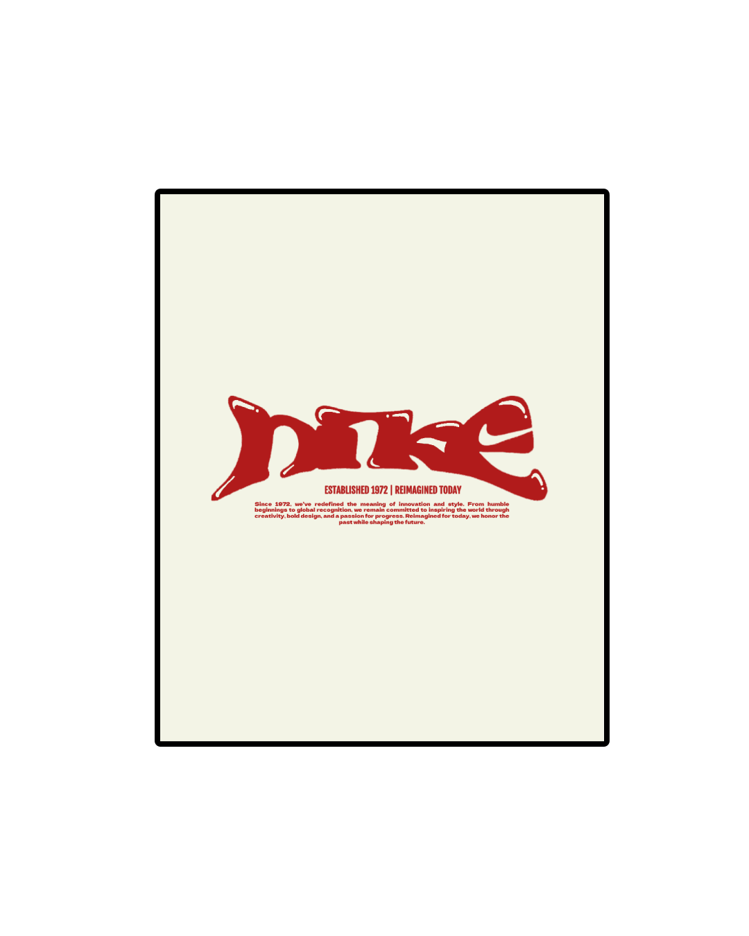 Nike poster (digital)