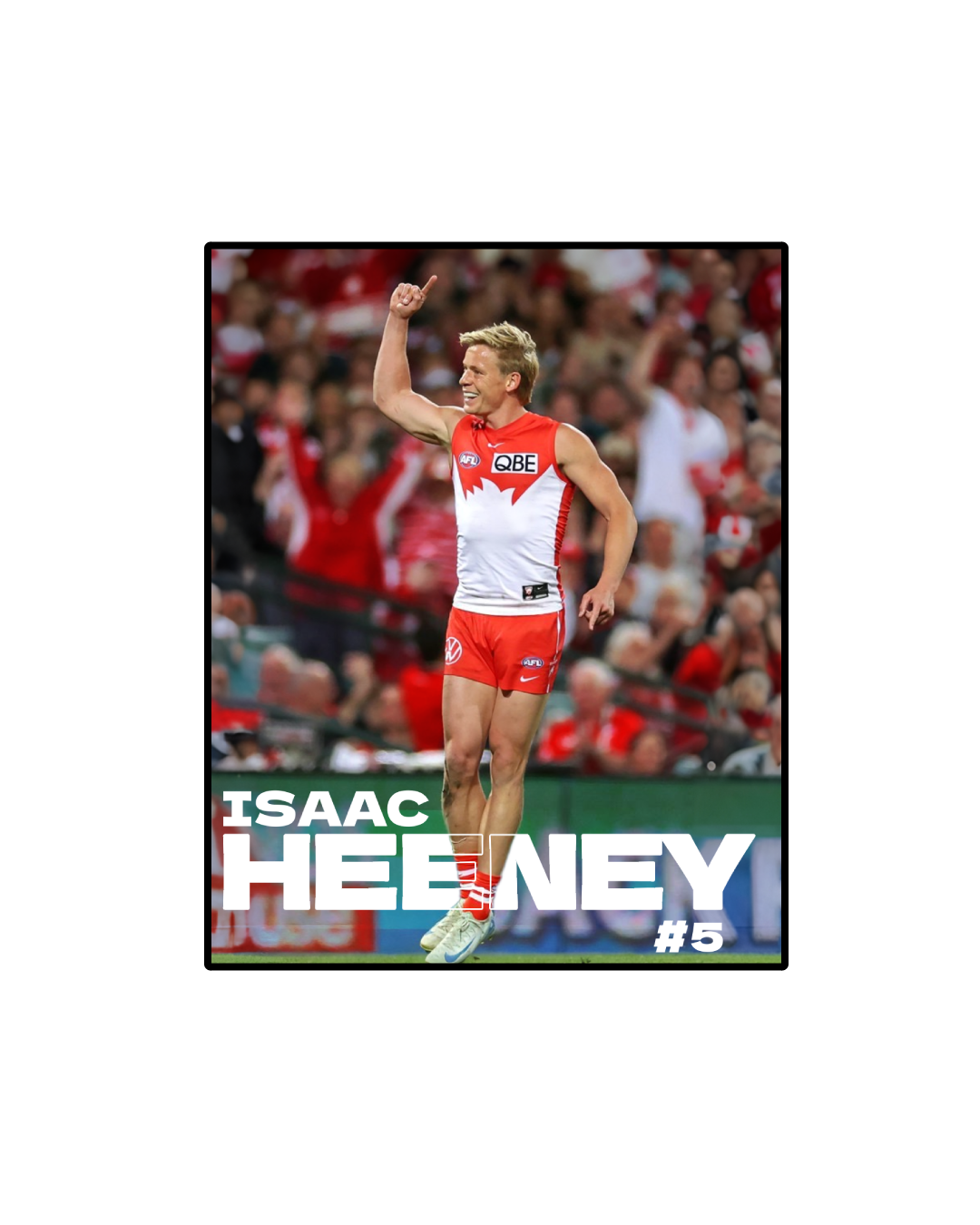 Isaac Heeney poster (digital)